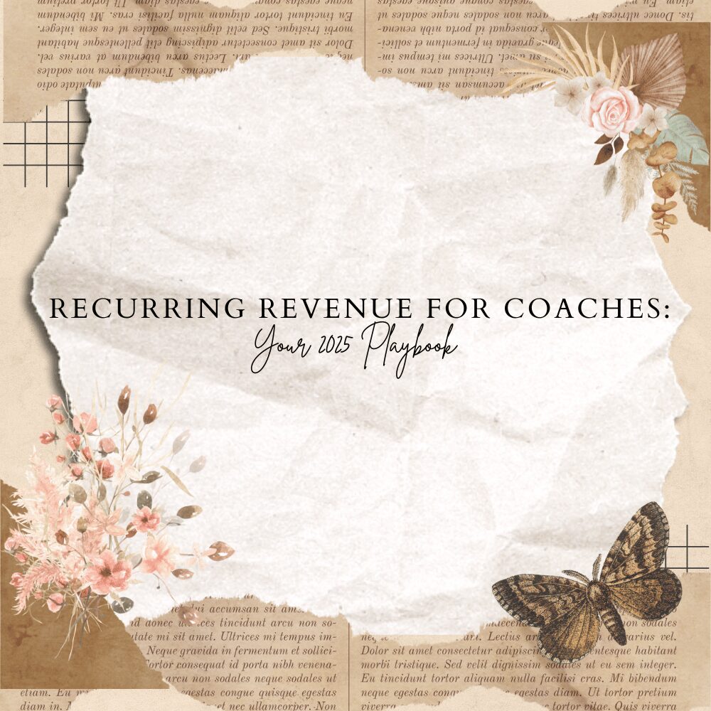Visual guide to recurring revenue for coaches