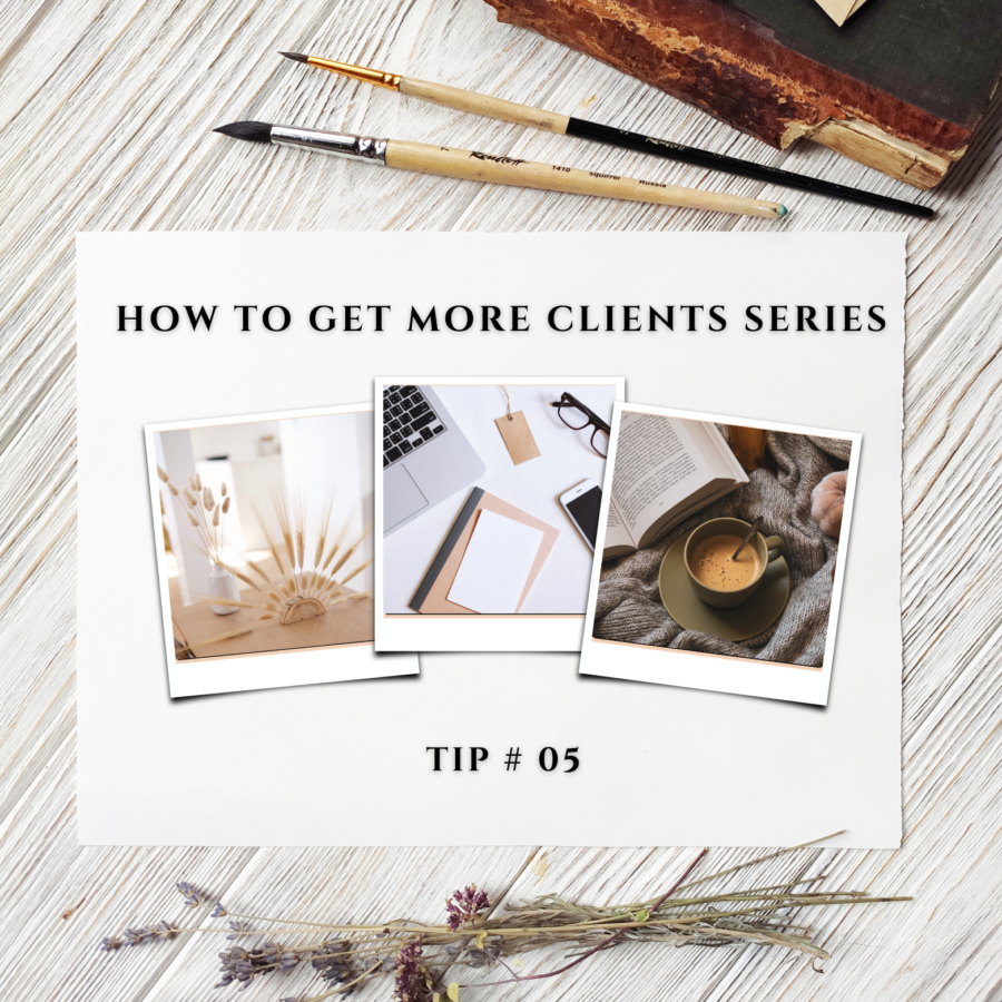 how to get more clients series header image tip #05