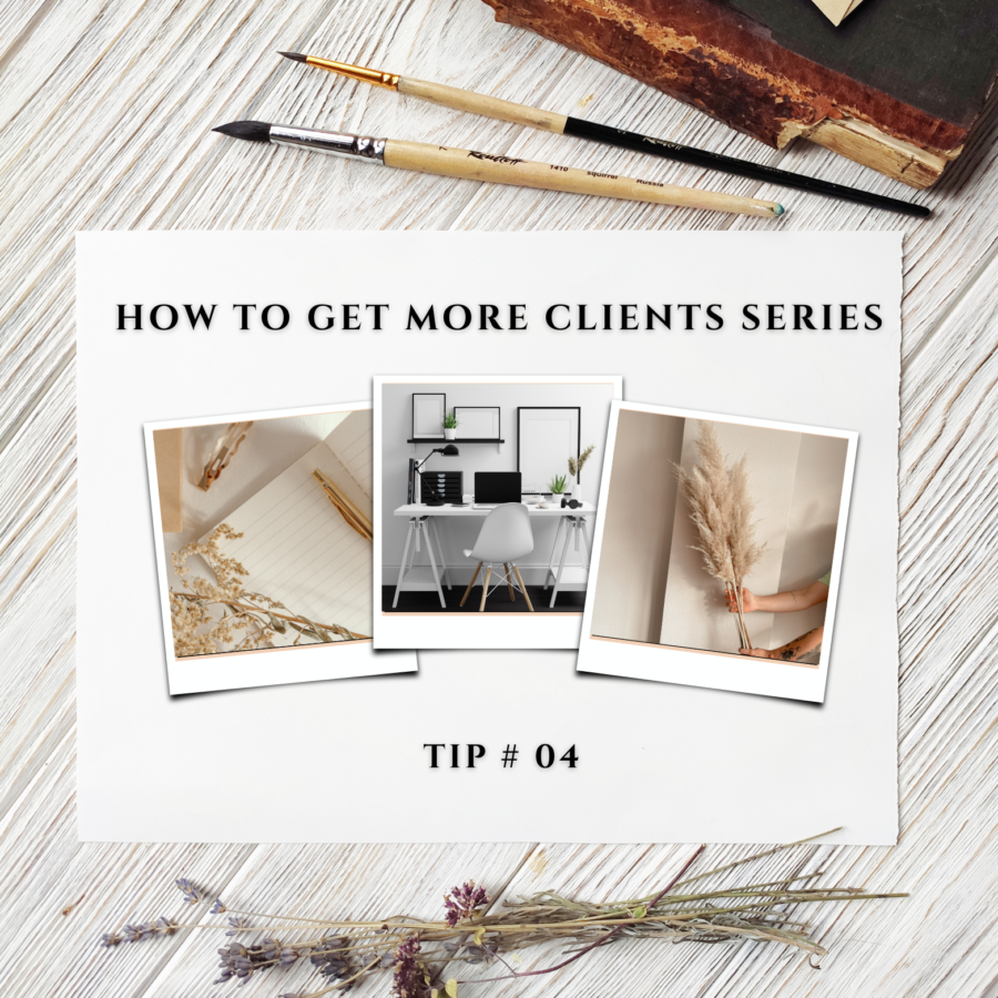 how to get more clients series header image tip #04