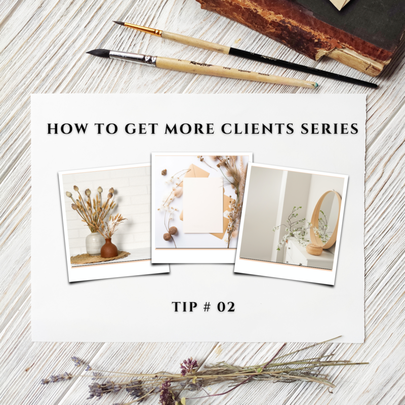 how to get more clients series header image tip #02