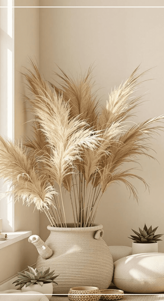 neutral colored plant in pot